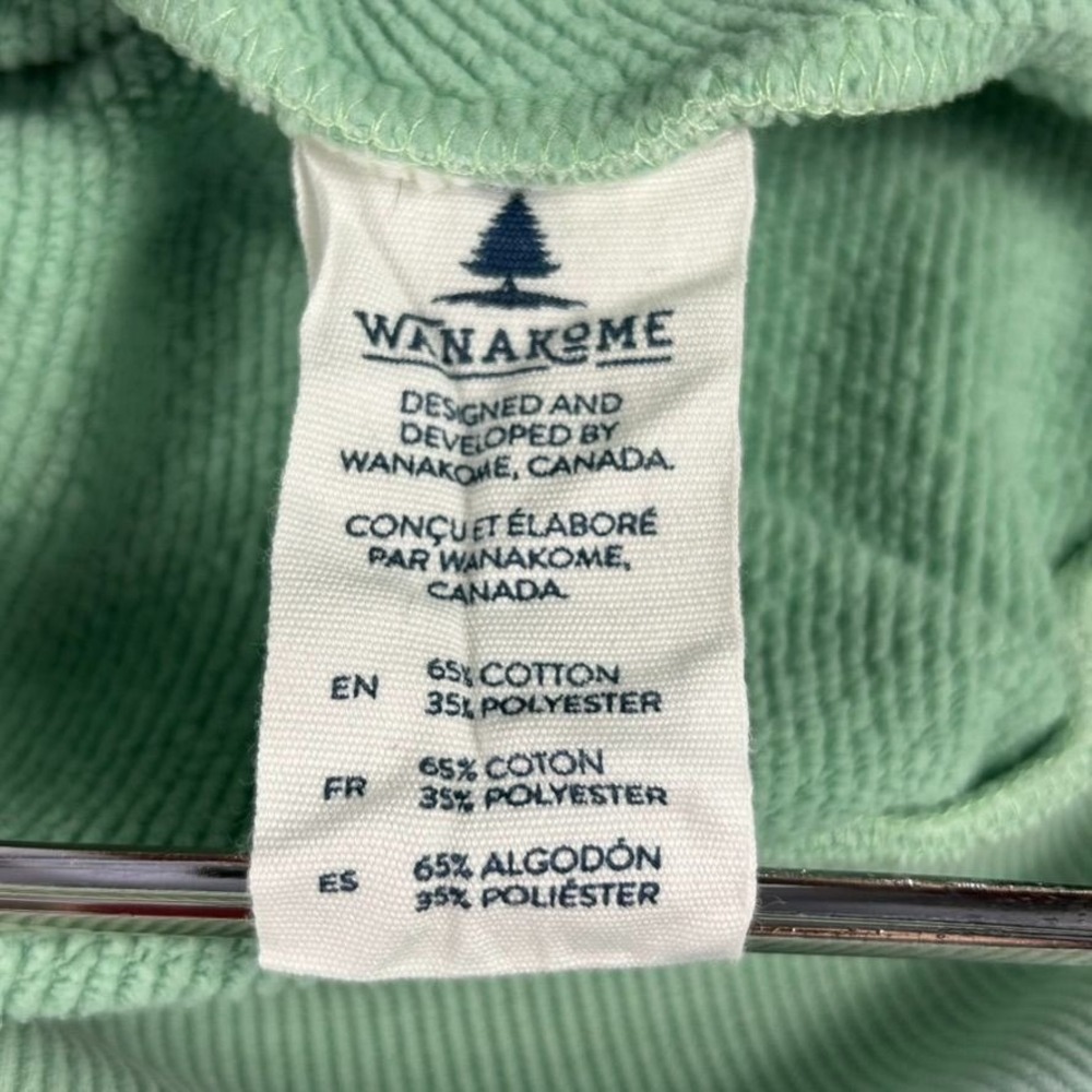 Wanakome Color Block Pullover Hoodie Womens Medium Aqua Green Mint Athleisure - Picture 5 of 11